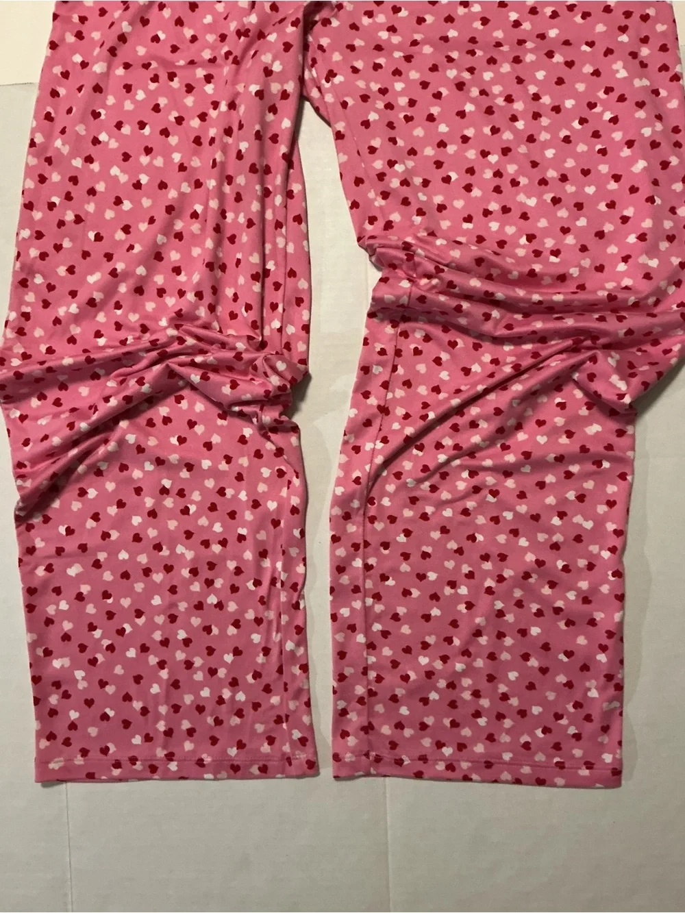 Kate Spade Pajama Set Heart Print Button-Down Top and Long Pants